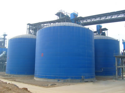 新蔡水泥钢板库改造