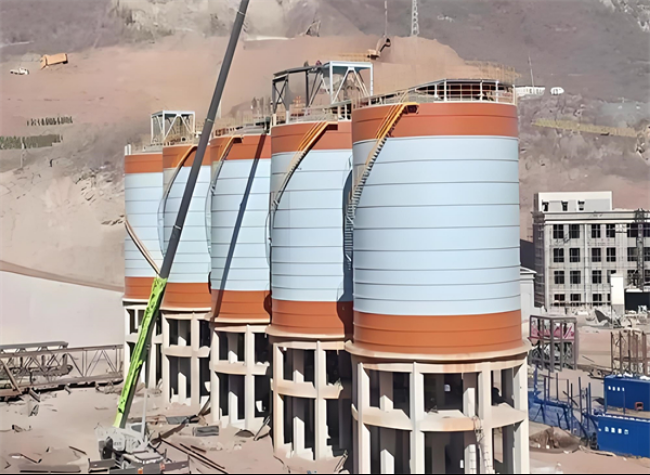 新蔡高架钢板仓